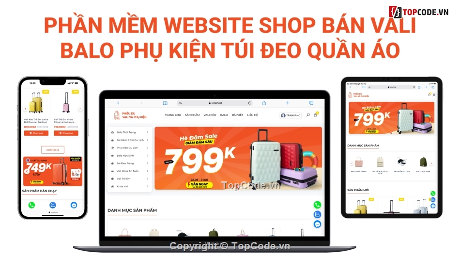 code bán áo quần,code web bán vali,code web bán balo,website bán vali,website bán quần áo,php mysql