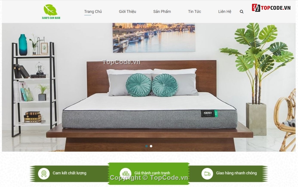 full code website,thiết kế website giá rẻ,chăn ga gối nệm,website giá rẻ,responsive design,code web chuẩn seo