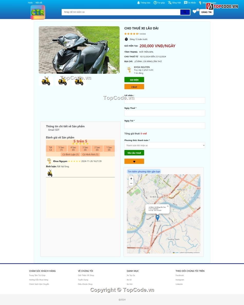 website cho thuê xe,thuê xe,đồ án thuê xe,code web thuê xe,web thuê xe,code php mysql