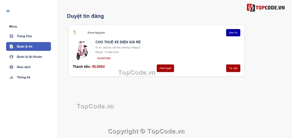 website cho thuê xe,thuê xe,đồ án thuê xe,code web thuê xe,web thuê xe,code php mysql