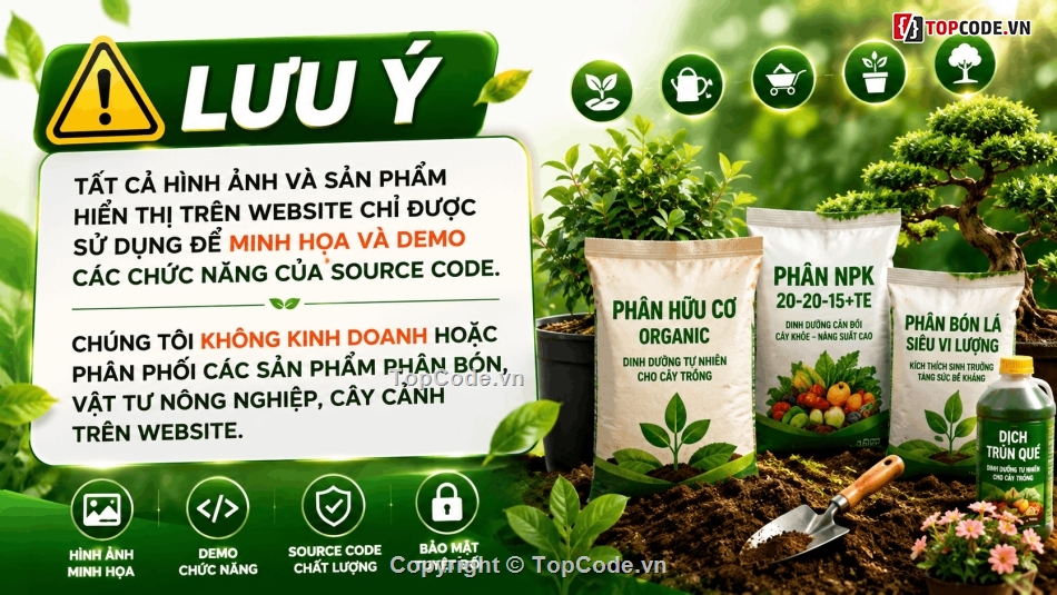 website vật tư nông nghiệp,đồ làm vườn,website bán phân bón,thuốc bảo vệ thực vật,website bán cây giống,website bán cây cảnh