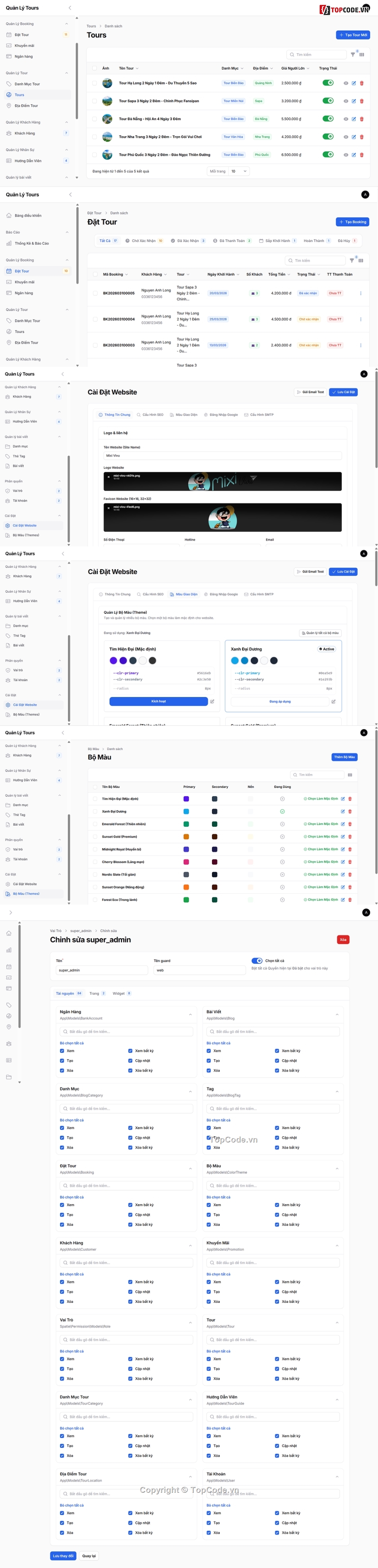 Phần mềm quản lý tour du lịch,web tour du lịch,tour du lịch,webiste travel,website du lịch,website đặt tour du lịch