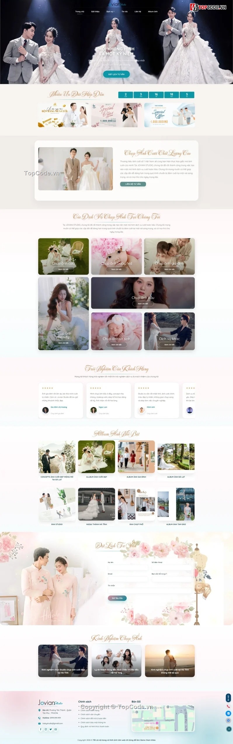 Full code Studio ảnh cưới,code dịch vụ cưới hỏi,Website dịch vụ chụp ảnh,Studio Áo Cưới,Studio chụp ảnh,Website Studio Áo Cưới
