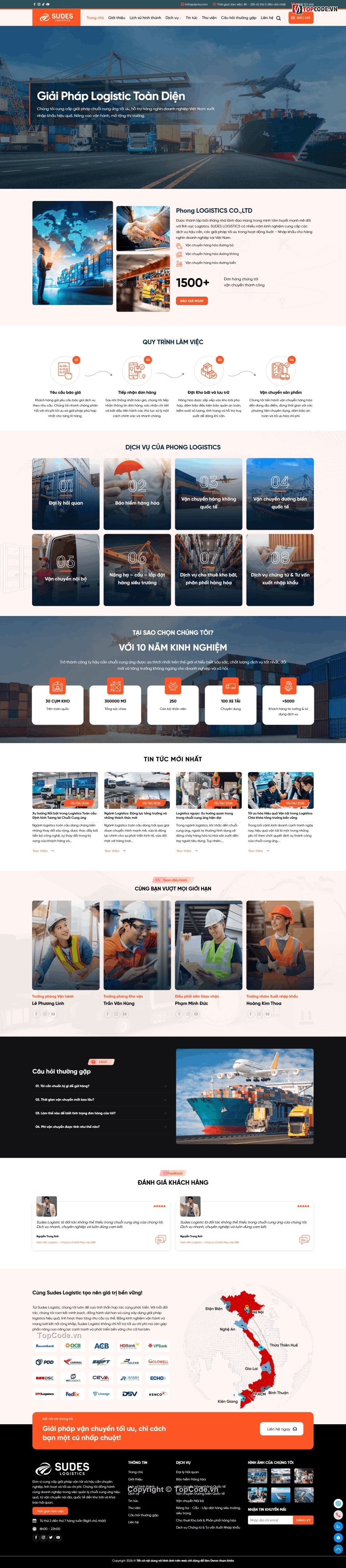 website dịch vụ vận chuyển,website dịch vụ vận tải,Website dịch vụ logistics,Template logistics,logistics,website dịch vụ logistics
