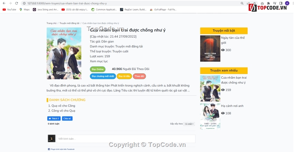 web truyện,share code web đọc truyện,web đọc truyện online,code web bằng PHP,code website laravel,đồ án web php