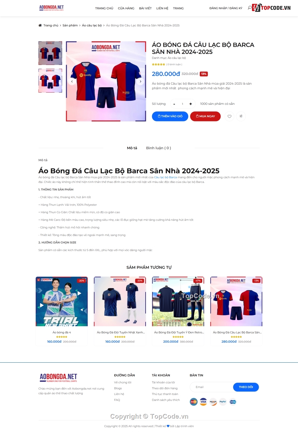 web quần áo,website bán quần áo,php mysql,web quần áo bóng đá,code web php,đồ án quần áo