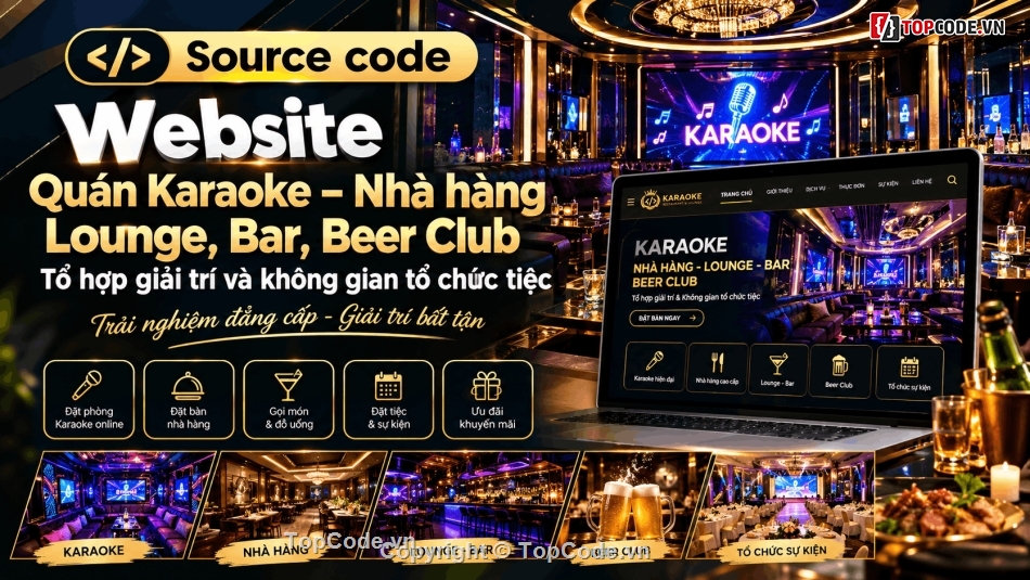 Source code website quán Karaoke,website quán Karaoke,website bar club,Karaoke giải trí,Template website Karaoke,giao diện website quán Karaoke