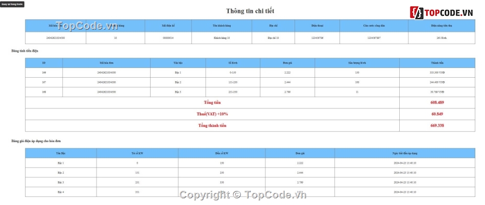 quản lý hóa đơn,hóa đơn tiền điện,web quản lý,code web quản lý hóa đơn,quản lý hóa đơn tiền điện