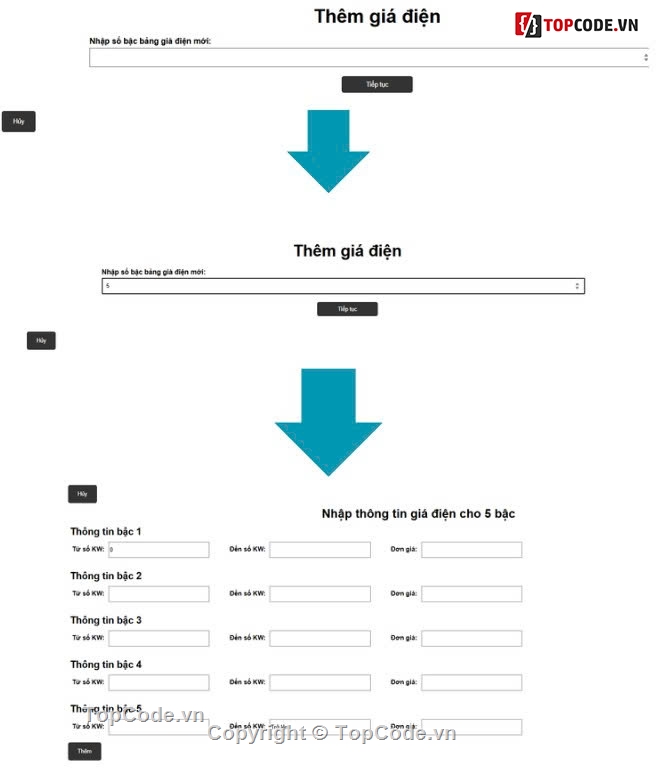 quản lý hóa đơn,hóa đơn tiền điện,web quản lý,code web quản lý hóa đơn,quản lý hóa đơn tiền điện