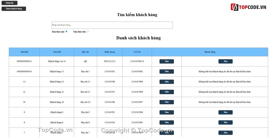 quản lý hóa đơn,hóa đơn tiền điện,web quản lý,code web quản lý hóa đơn,quản lý hóa đơn tiền điện