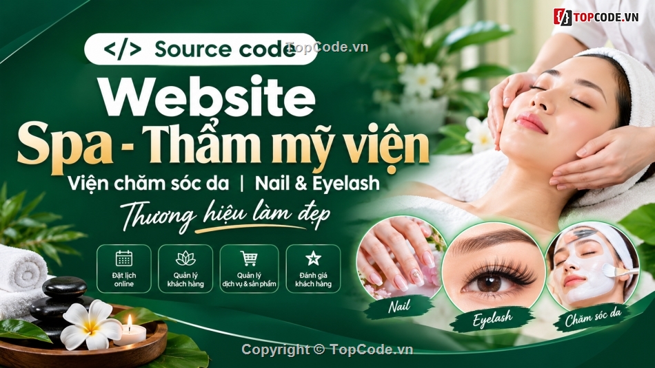 code website đẹp,code web làm đẹp,website Spa,website Spa Thẩm mỹ viện,Website mỹ phẩm,Website site dịch vụ spa