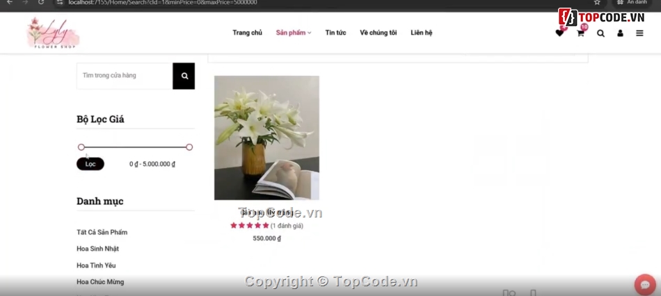 .NET,SQL,Chatbot,Code Thương Mại,website bán hoa