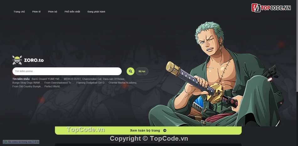 code website xem phim,code web xem phim,code xem phim đẹp,anime,code anime,web xemphim anime