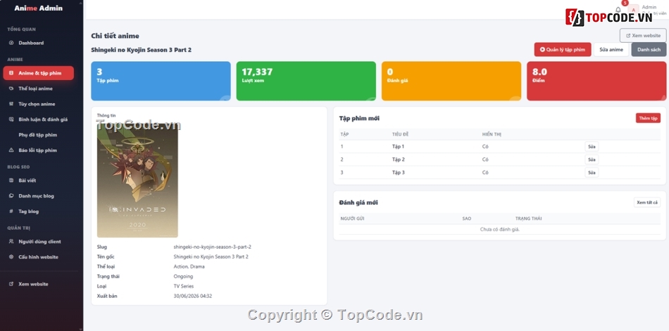 Source Code Xem Phim,Source PHP,Website Phim Anime
