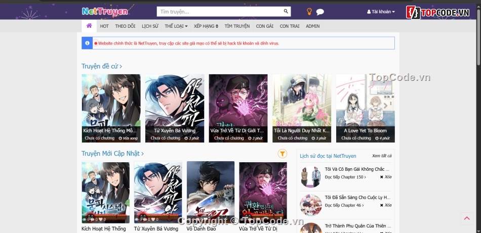 nettruyen,theme nettruyen,code truyen,theme