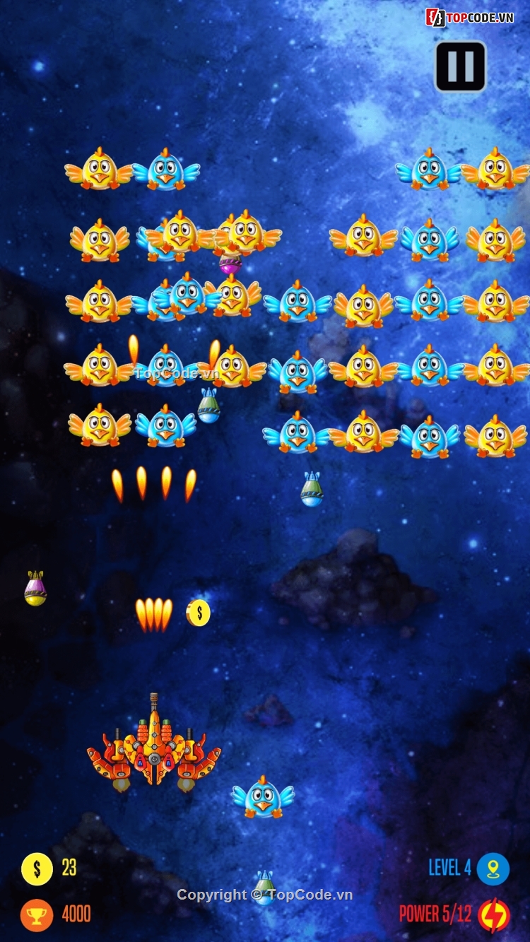 space shooter,alien spaceship,game Link chicken,Strike Galaxy Attack,Chicken Invaders