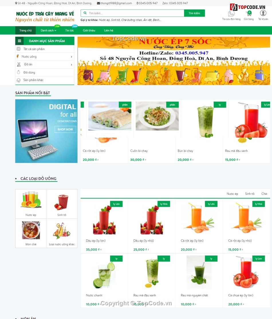 template web bán hàng,template web bán đồ ăn,Web bán hàng Blogspot