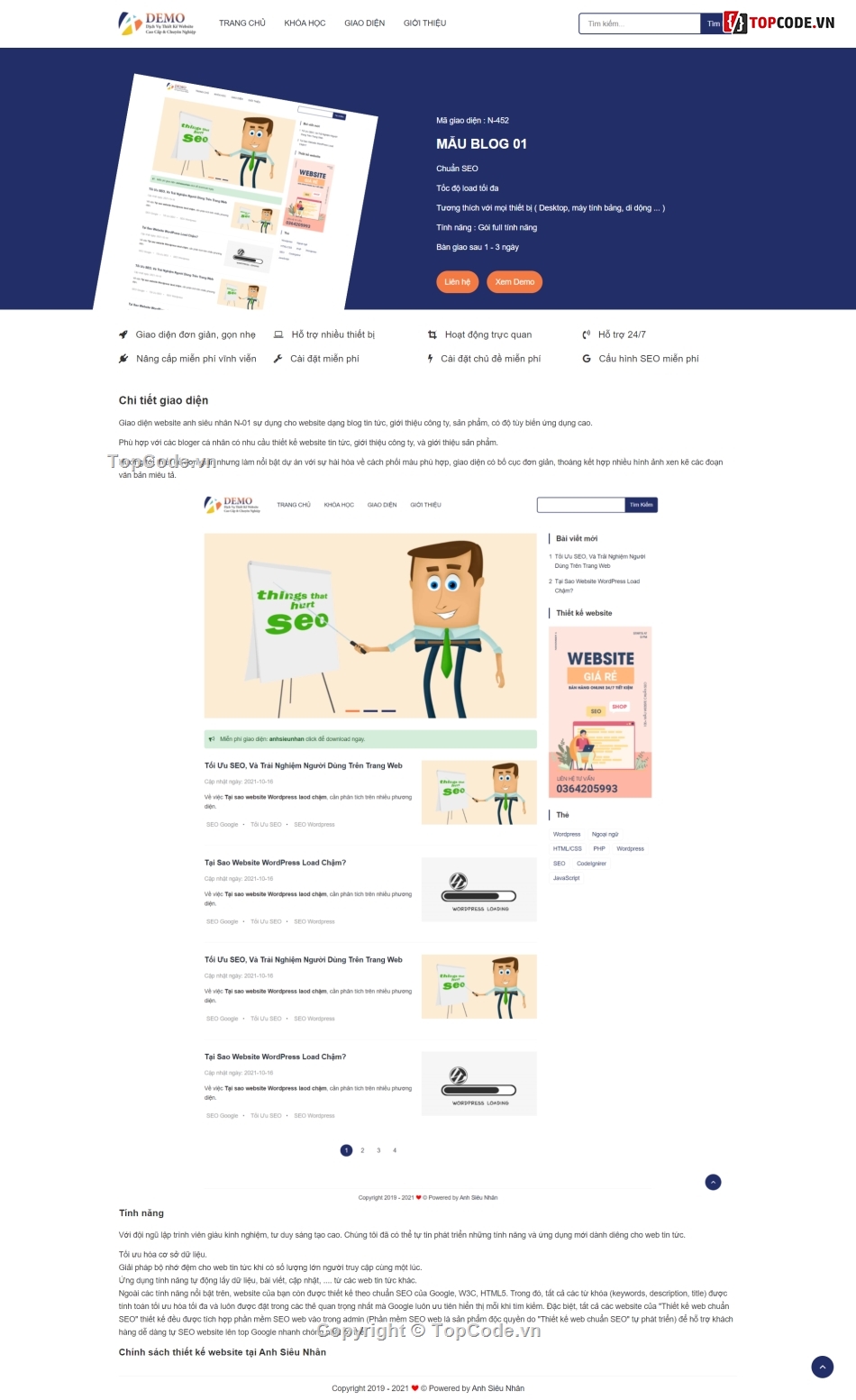 Template,website tin tức chuẩn seo,giới thiệu,website,chuẩn seo,web chuẩn seo