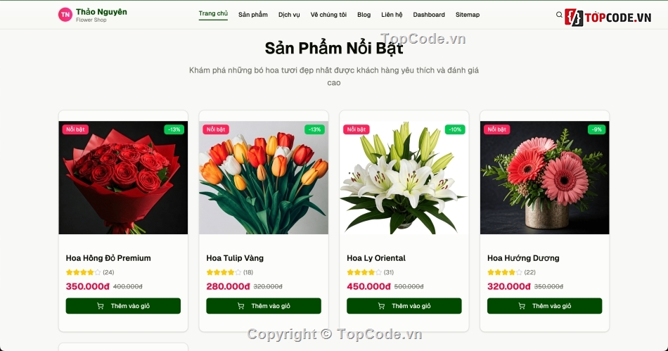 Template Web domain,Reactjs,Bán,flower,hoa,Nextjs