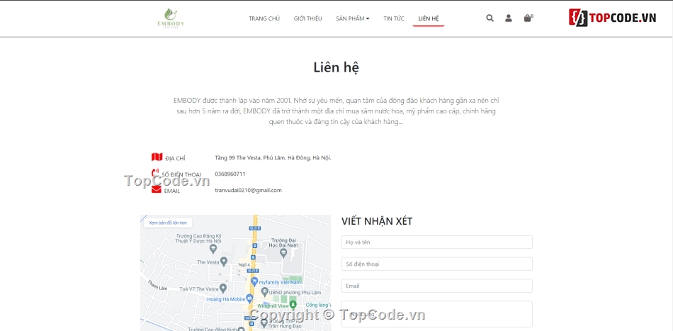 Web giới thiệu,web mỹ phẩm,web bán hàng