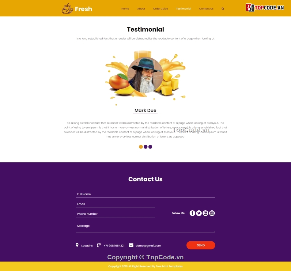 web giới thiệu thực phẩm,website bán thực phẩm sạch,Template website giới thiệu nước hoa quả,Template website bán nước hoa quả,Template website giới thiệu,Template website thực phẩm sạch hoa quả