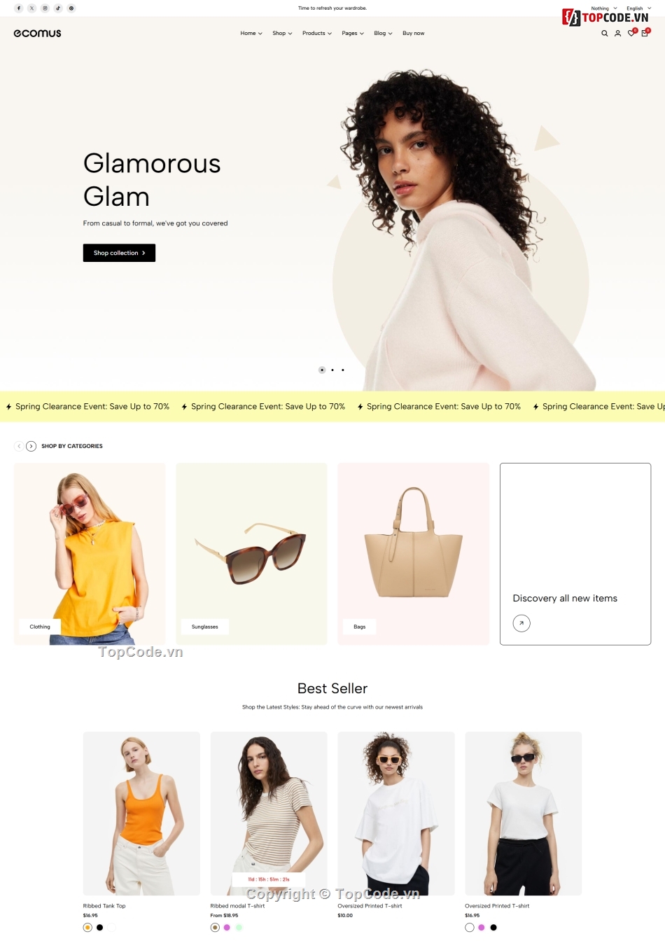 Thời trang,Template,web thương mại điện tử,website thương mại điện tử