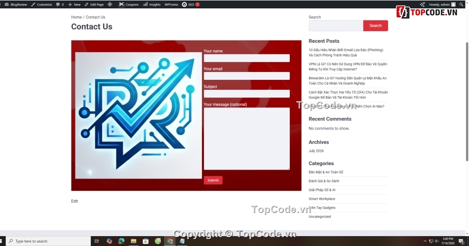 wordpress,web blog,review,web affiliate,viết báo,WordPress Blog Theme