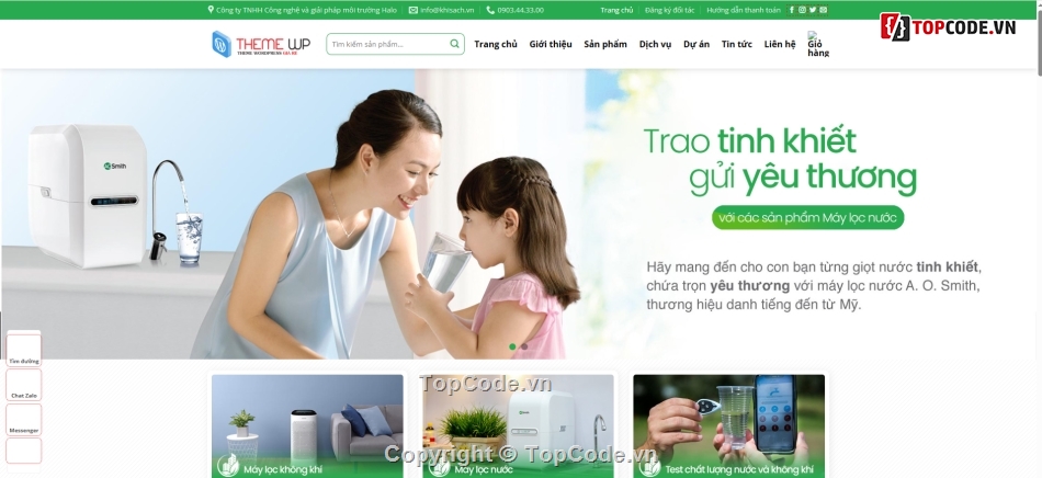 theme WordPress bán máy lọc khí,giao diện bán thiết bị lọc không khí,theme WordPress chuẩn SEO  giao diện WordPress đẹp