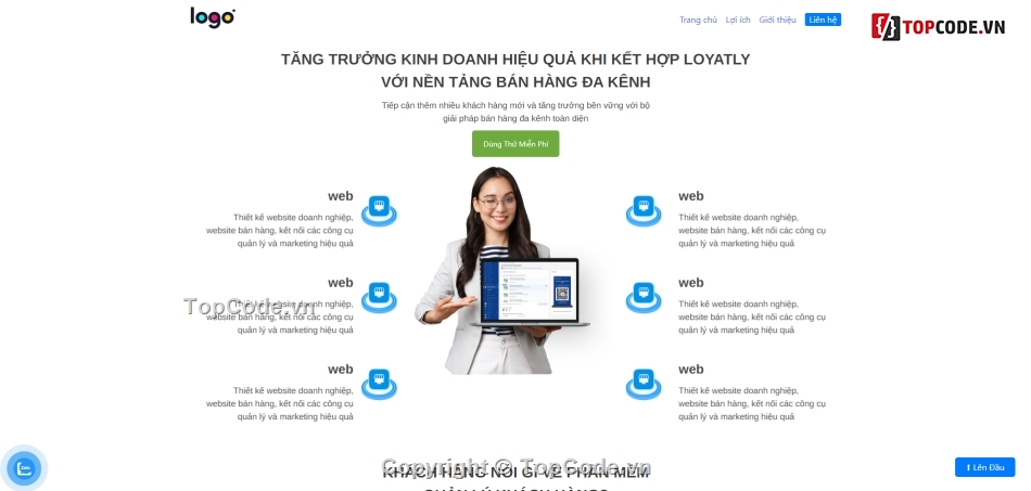 phần mềm,page,giới thiệu,Landing page giới thiệu