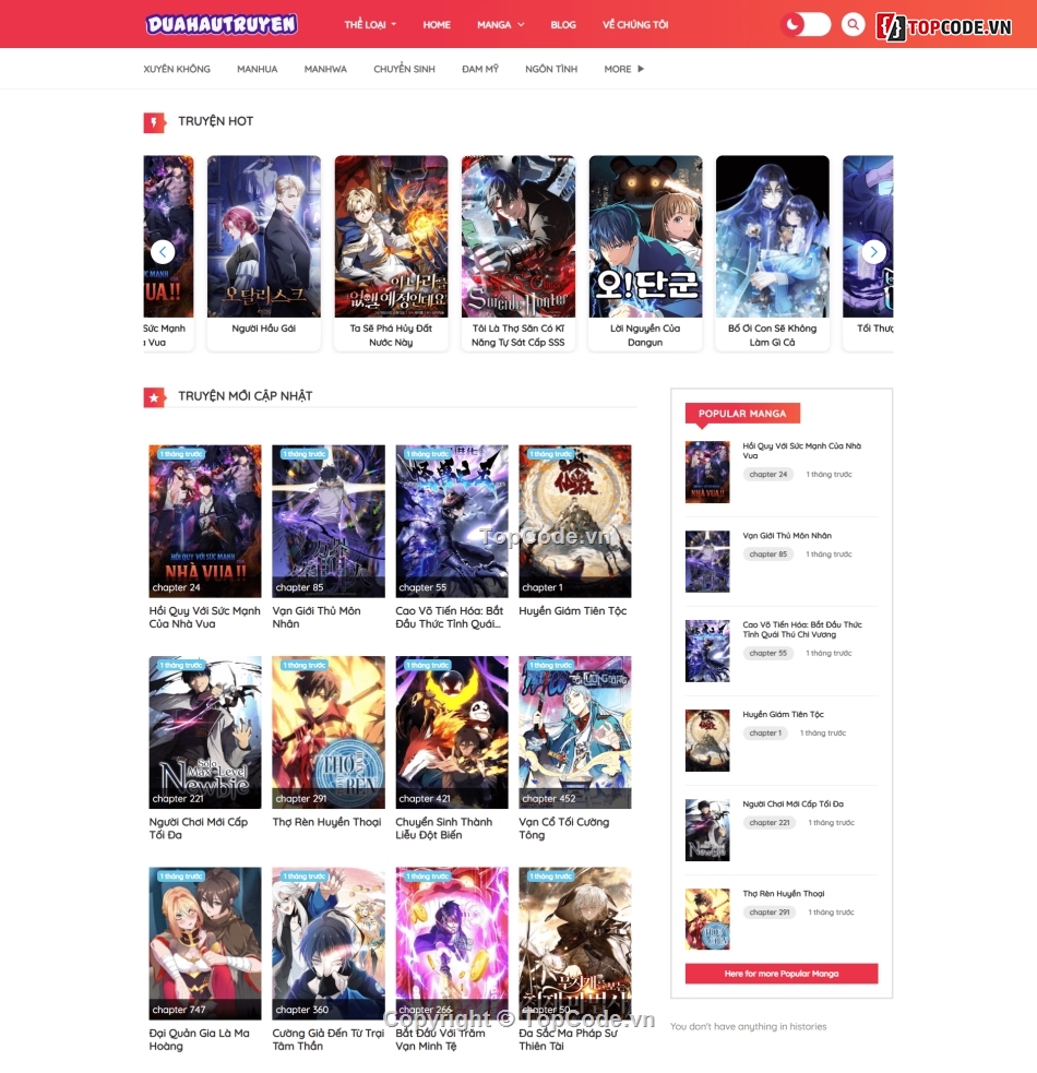 web truyện,theme truyện tranh,code truyện tranh,web đọc truyện,theme wordpress đọc truyện,website truyện tranh
