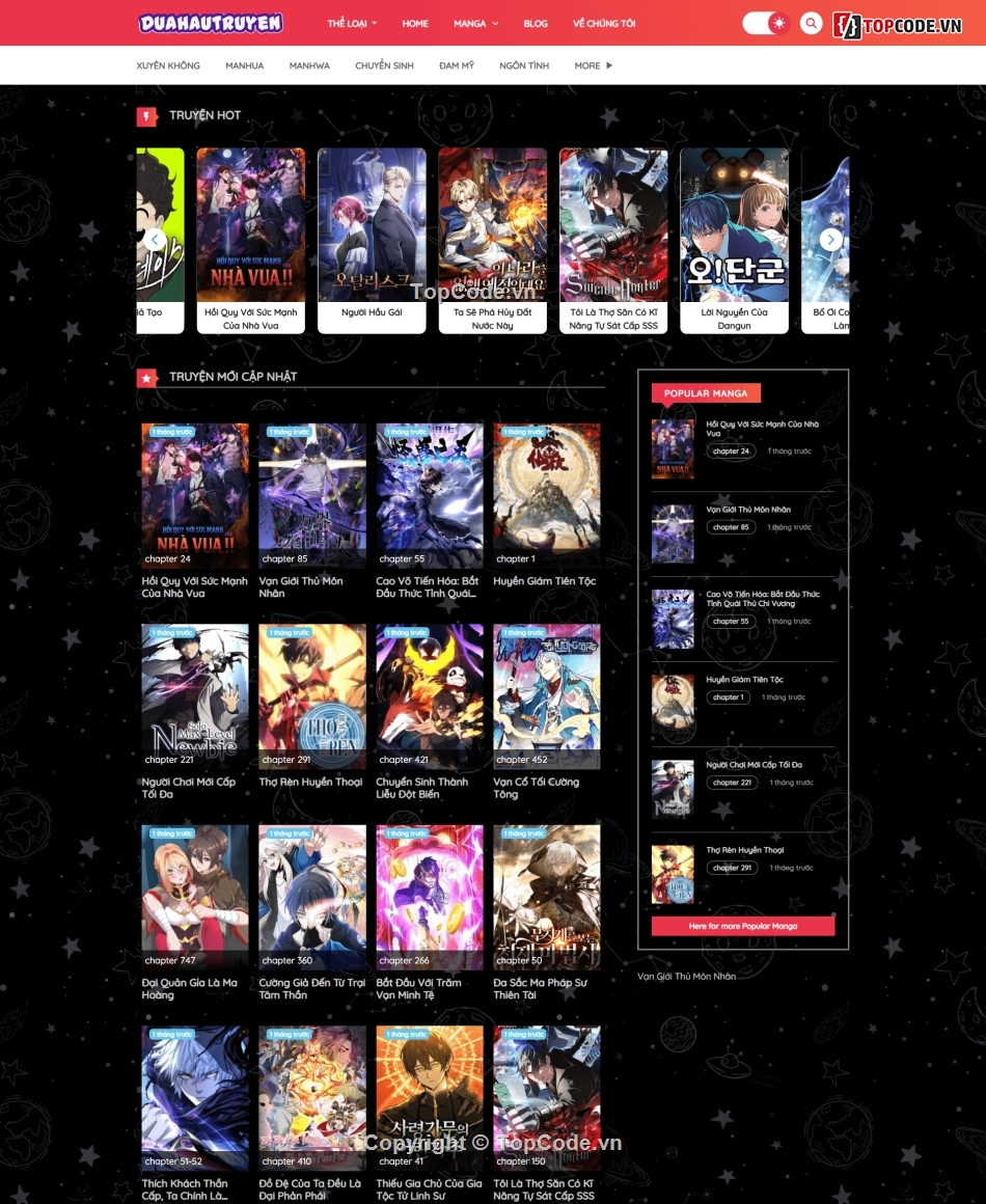 web truyện,theme truyện tranh,code truyện tranh,web đọc truyện,theme wordpress đọc truyện,website truyện tranh