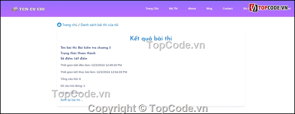 Trắc Nghiệm Online ASP.NET MVC,.NET,SQL Server,NET,SQL,Web Thi Trắc Nghiệm Online