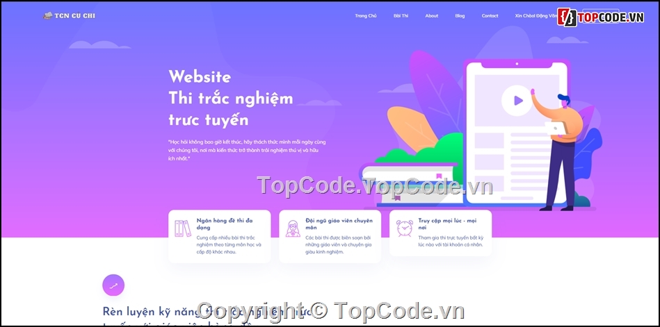 Trắc Nghiệm Online ASP.NET MVC,.NET,SQL Server,NET,SQL,Web Thi Trắc Nghiệm Online