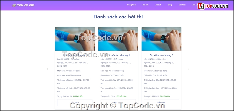 Trắc Nghiệm Online ASP.NET MVC,.NET,SQL Server,NET,SQL,Web Thi Trắc Nghiệm Online
