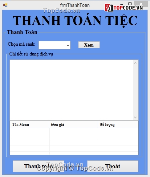 phần mềm quản lý c#,code quản lý cửa hàng,quản lý cửa hàng c#,quản lý bán hàng c#,Code quản lý nhà hàng