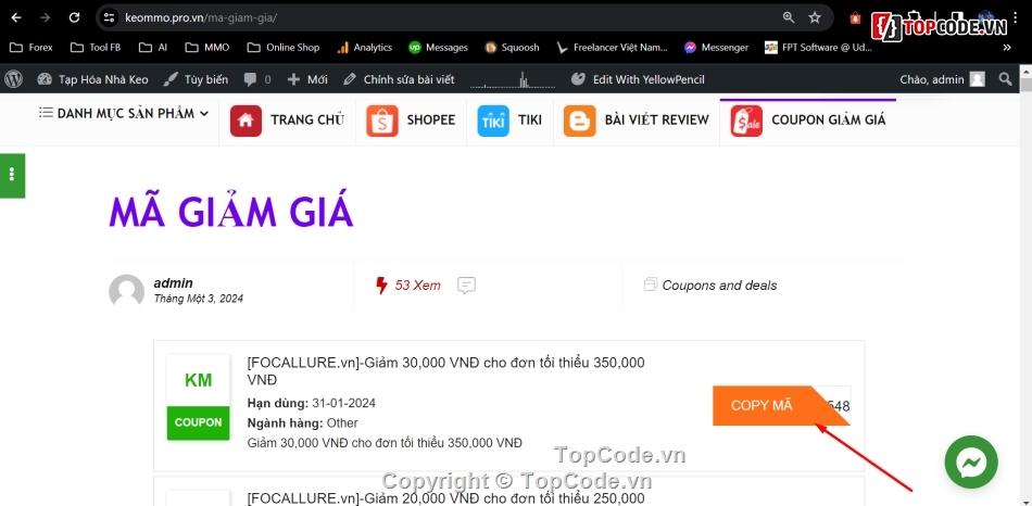 website mã giảm giá,Accesstrade,mã giảm giá