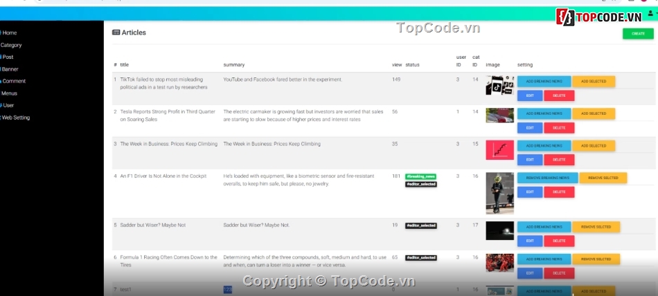 Trang web tin tức,Web tin tức,Website tin tức,code tin tức,đọc tin tức