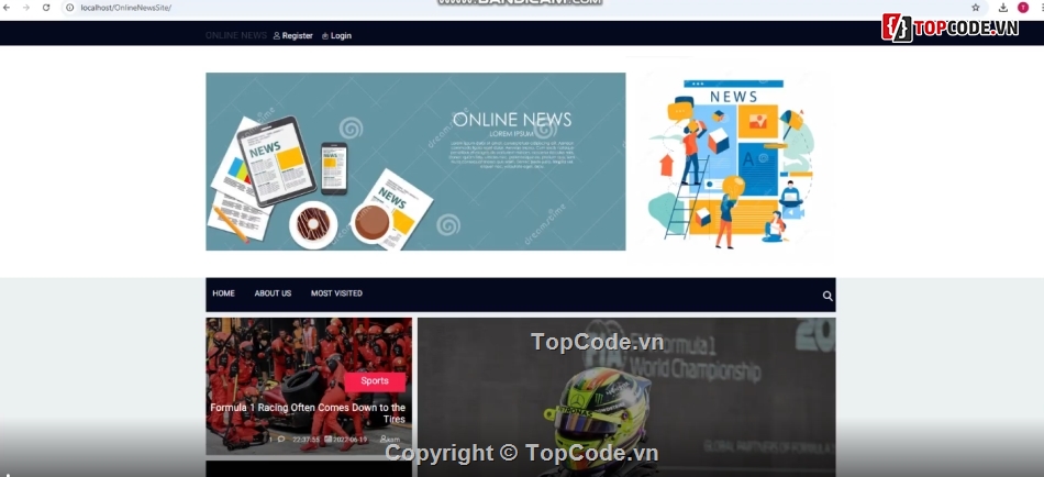 Trang web tin tức,Web tin tức,Website tin tức,code tin tức,đọc tin tức