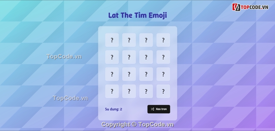 trò chơi,game,game web,Luyện trí nhớ,game trí nhớ