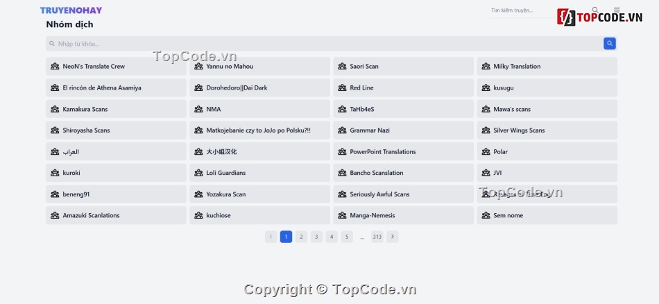 Website Truyện Tranh,Website Truyện Style,Web truyện tranh php mysql