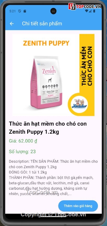 Đồ án,App,Flutter,Bán hàng
