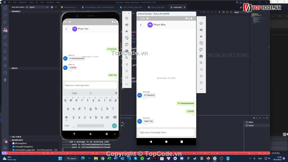 chat app,app chat android,chat nodejs,Ứng dụng chat