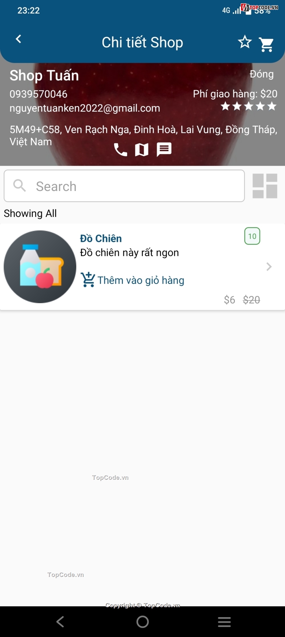 Ứng dụng,code cửa hàng,Cửa hàng tạp hóa,android cửa hàng tạp hóa