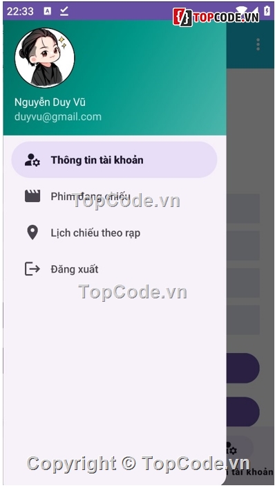 Ứng dụng đặt vé xem phim,Java,Koltin,Android Studio,FireBase