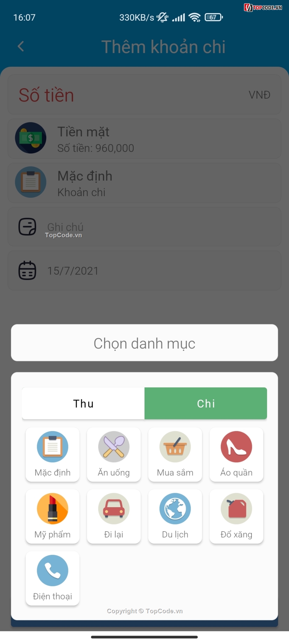 quản lý cá nhân,quản lý chi tiêu cá nhân,Ứng dụng  Android,app expense manager android studio,app quản lý chi tiêu android studio,android studio source