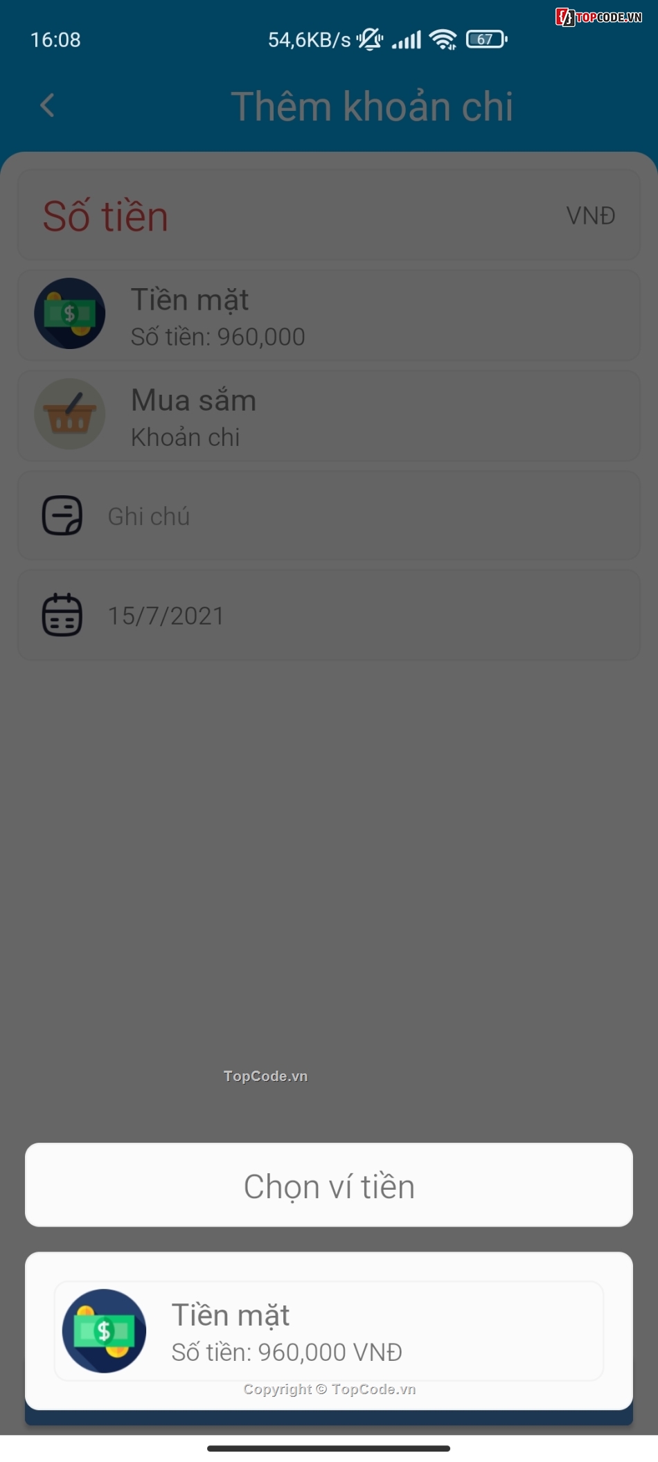 quản lý cá nhân,quản lý chi tiêu cá nhân,Ứng dụng  Android,app expense manager android studio,app quản lý chi tiêu android studio,android studio source