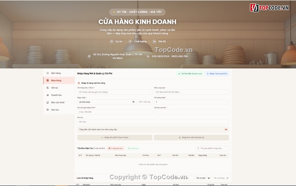 Bán hàng,Hộ kinh doanh,Quản lý kinh doanh