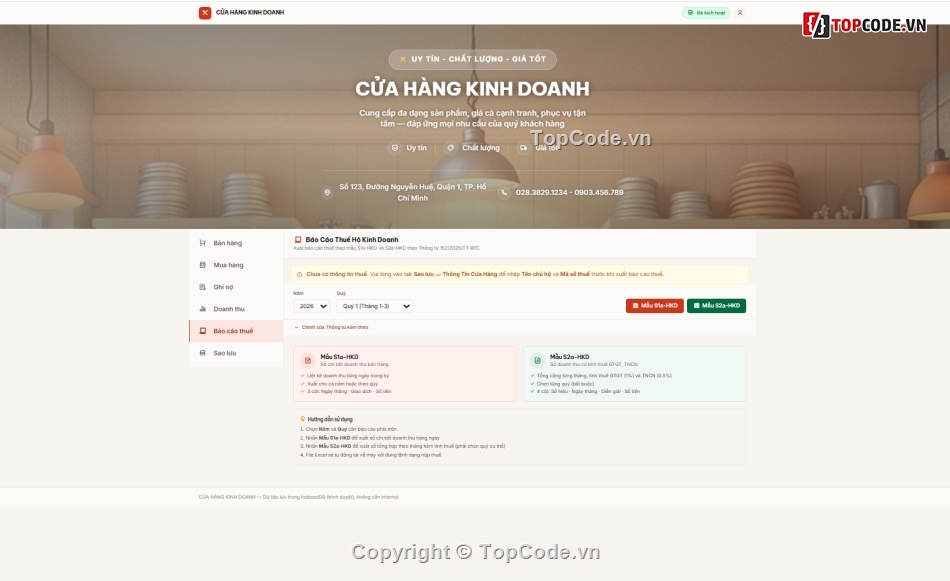 Bán hàng,Hộ kinh doanh,Quản lý kinh doanh
