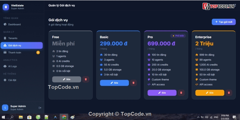 Bất Động Sản,SaaS,PHP