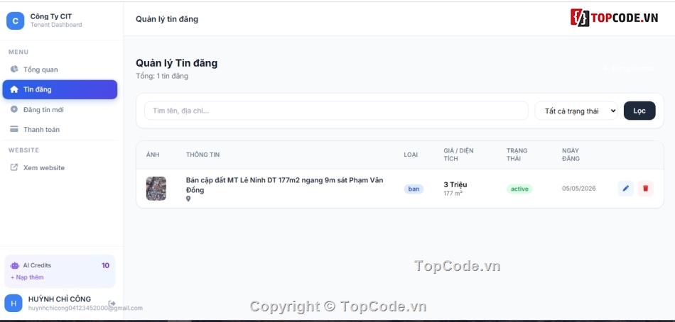 Bất Động Sản,SaaS,PHP